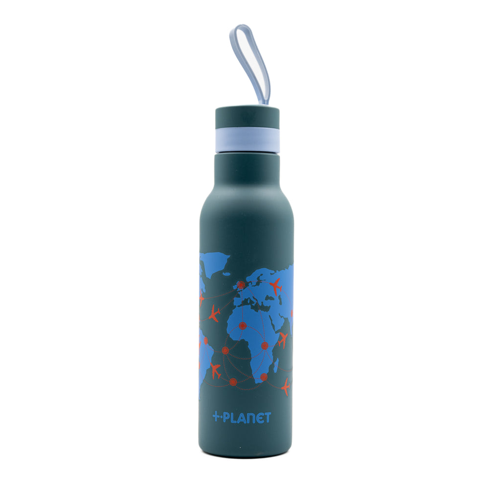 Bottiglia Termica in Acciaio 490ML "Aerei in Volo" - +Planet