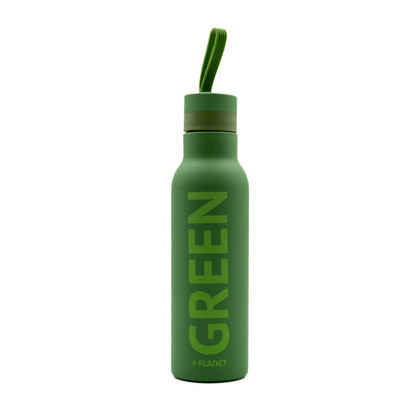 Bottiglia Termica in Acciaio 490ML "GREEN" - +Planet