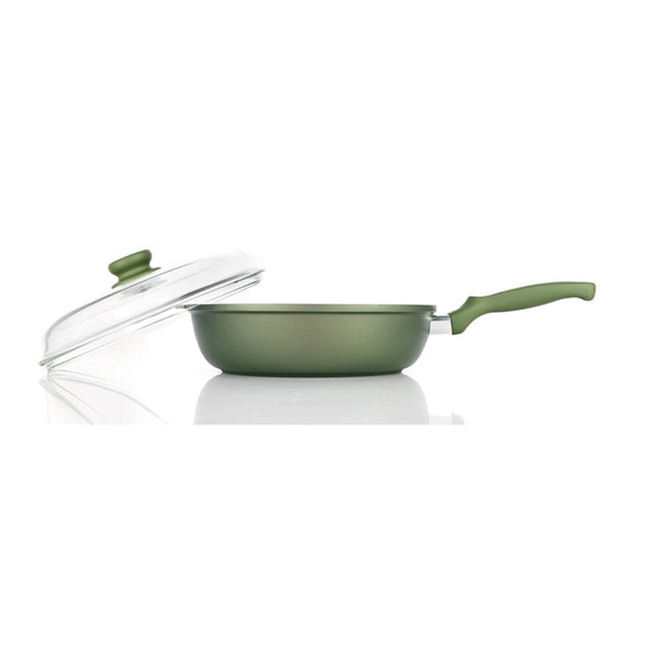 Padella Alta per Induzione con Coperchio Linea "Dr. Green" - Risolì