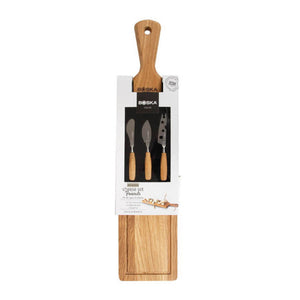 Set di Coltelli da Formaggio "Friends" con Tagliere - Boska