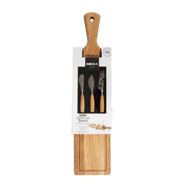 Set di Coltelli da Formaggio "Friends" con Tagliere - Boska