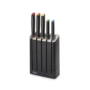 Set di Cinque Coltelli con Affilacoltelli Rimovibile "Elevate SlimBlock" - Joseph Joseph