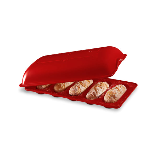 Cuocipane "Mini-Baguettes" - Emile Henry Rosso