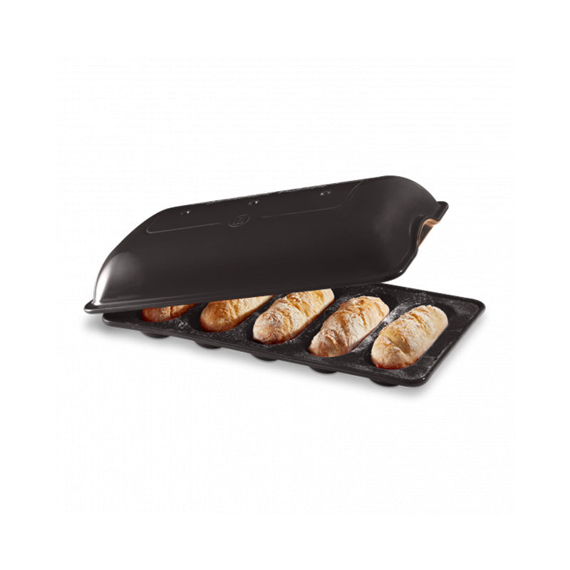 Cuocipane "Mini-Baguettes" - Emile Henry Nero