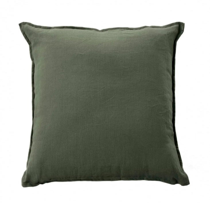 Cuscino "Soffio" in Lino - Fazzini Ocra
