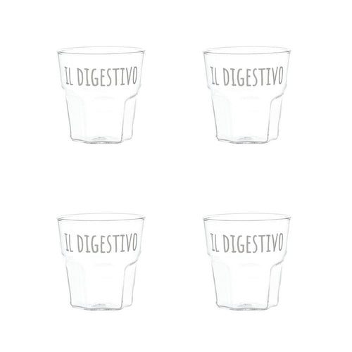 Set 4 Bicchieri per Digestivo - Simple Day