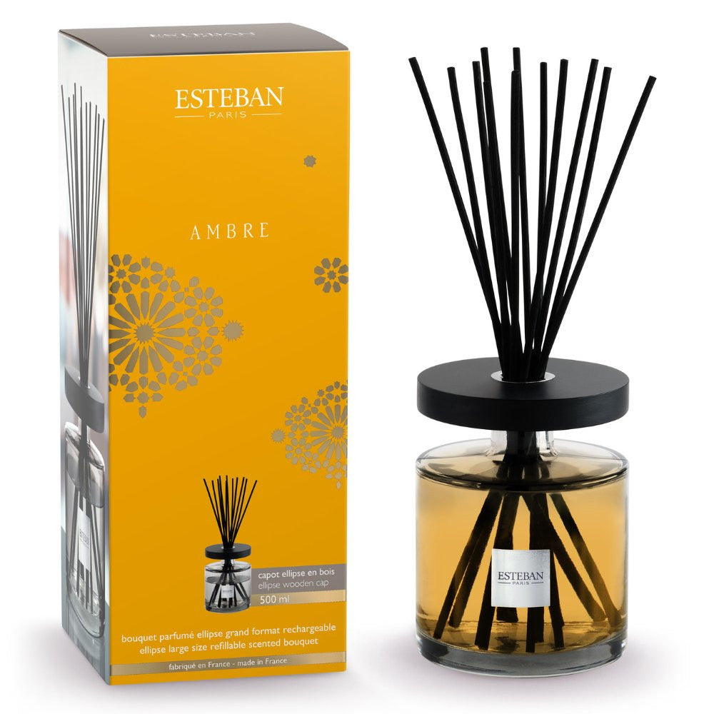 Diffusore di Profumo a Bastoncini "Ambre" - Esteban 500 ml