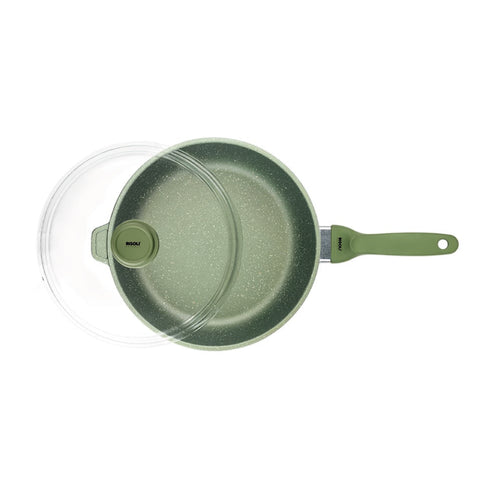 Padella Alta per Induzione con Coperchio Linea "Dr. Green" - Risolì