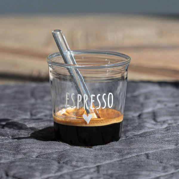 Set 4 Bicchieri per Espresso in Vetro Borosilcato - Simple Day