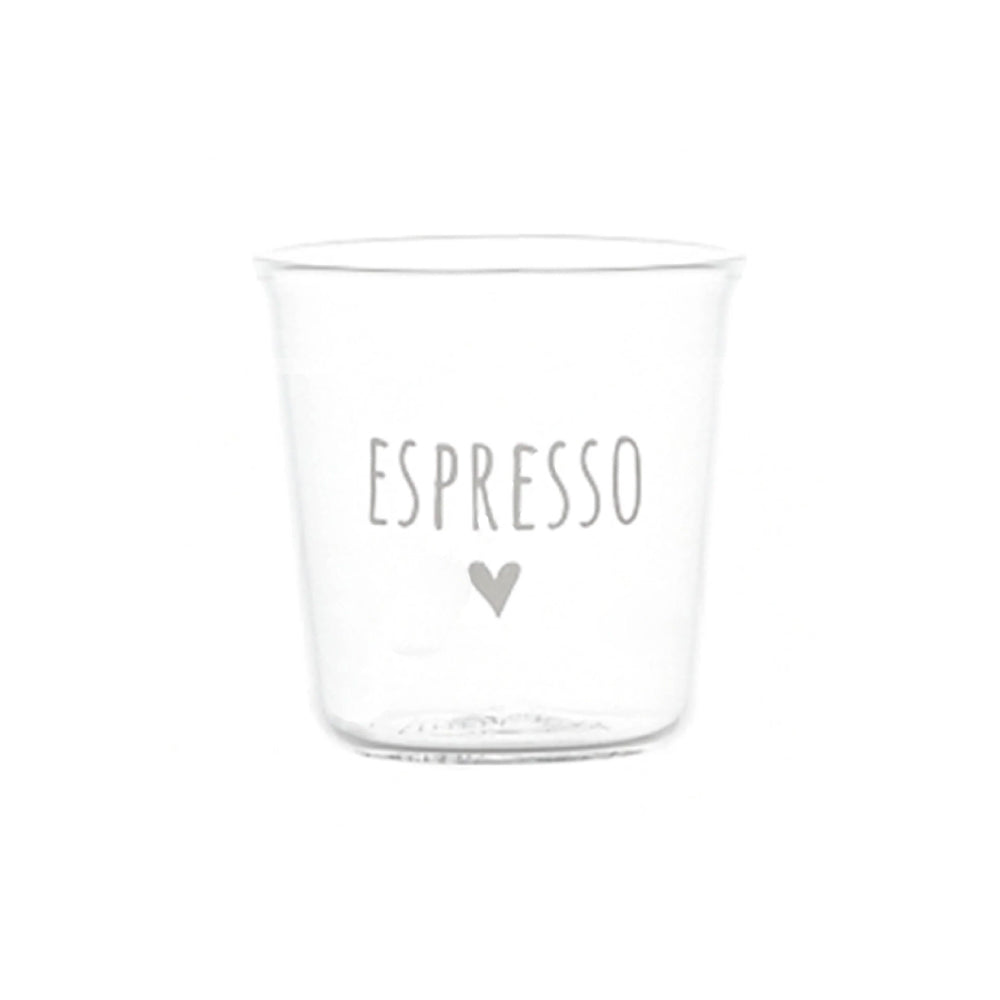 Set 4 Bicchieri per Espresso in Vetro Borosilcato - Simple Day