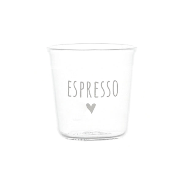 Set 4 Bicchieri per Espresso in Vetro Borosilcato - Simple Day