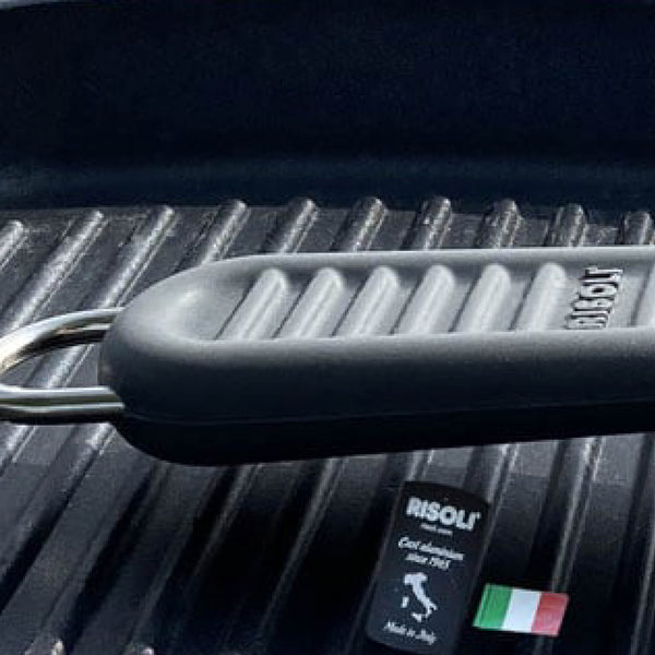 Griglia in Granito con Manico Pieghevole in Silicone "Grill Man" - Risolì