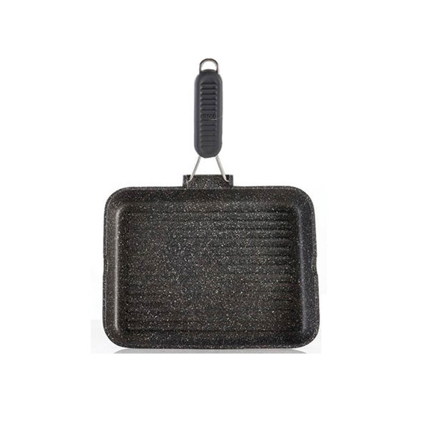 Griglia in Granito con Manico Pieghevole in Silicone "Grill Man" - Risolì