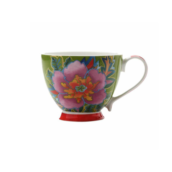 Tazzina "Hanoi Mug" Hibiscus Green 400ML - Maxwell & Williams