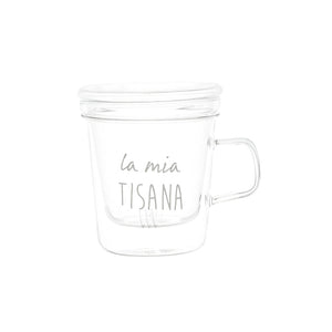Tazza con Infusore in Vetro Borosilcato 400ML - Simple Day