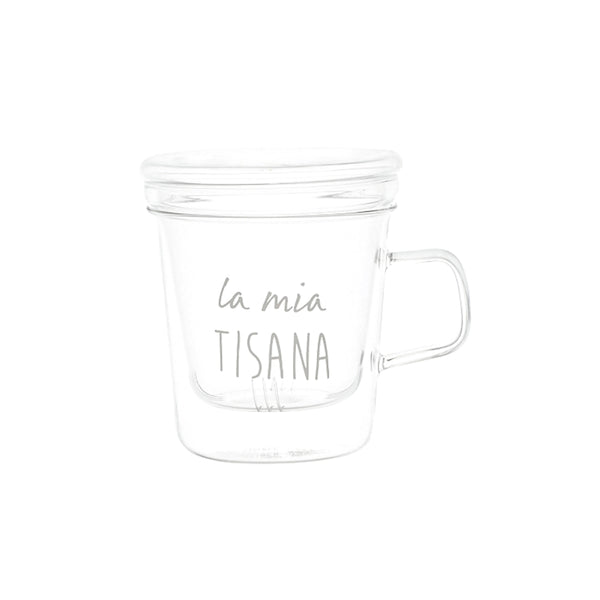 Tazza con Infusore in Vetro Borosilcato 400ML - Simple Day