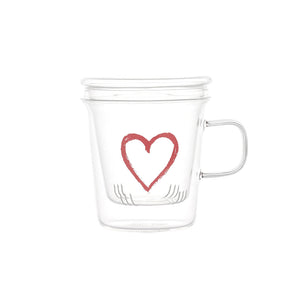 Tazza con Infusore in Vetro Borosilcato 400ML - Simple Day
