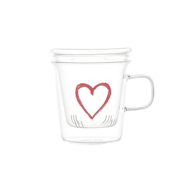 Tazza con Infusore in Vetro Borosilcato 400ML - Simple Day