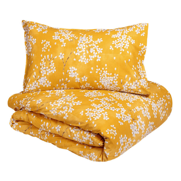 Parure Copripiumino Matrimoniale Kimono Zucca – Fazzini