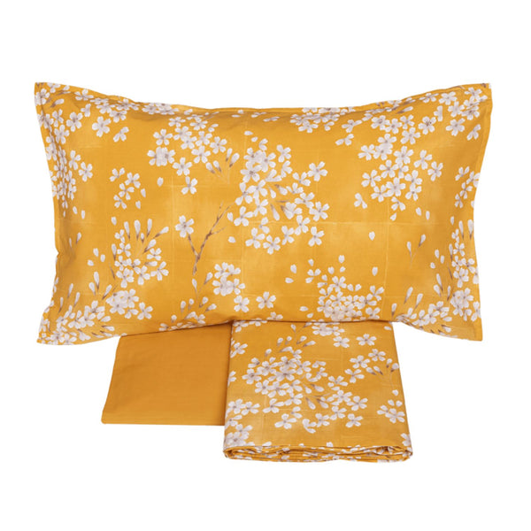 Completo Lenzuola Matrimoniale Kimono Zucca – Fazzini