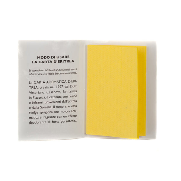 Libretto 24 Listelli Carta Aromatica d'Eritrea - Casanova