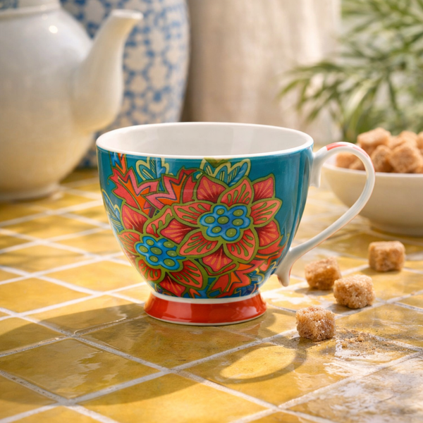 Tazzina "Hanoi Mug" Lily Blue 400ML - Maxwell & Williams