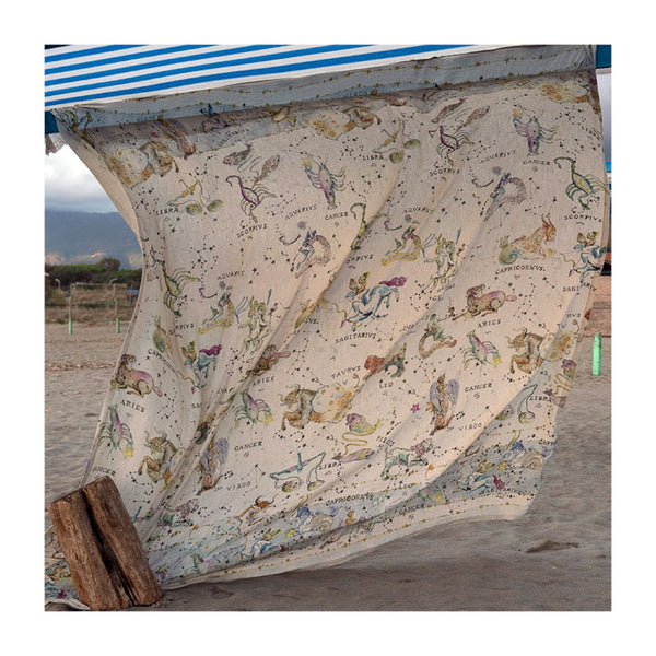 Mezzero "Zodiaco" - Tessitura Toscana Telerie 170cm x 280cm