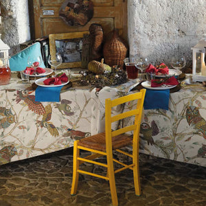 Mezzero 270x280 in Puro Lino "Bubo" - Tessitura Toscana Telerie