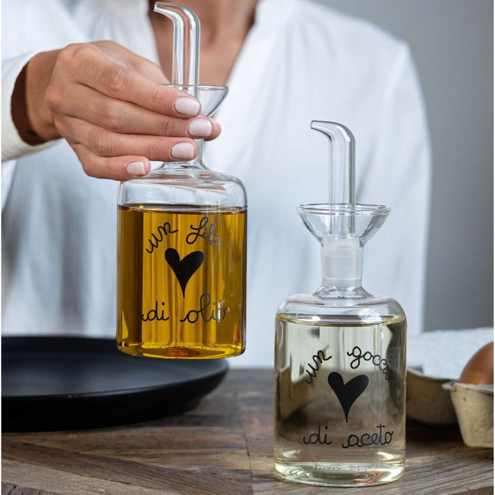 Set 2 Bottiglie in Vetro Borosilcato con Beccuccio 250ML - Simple Day