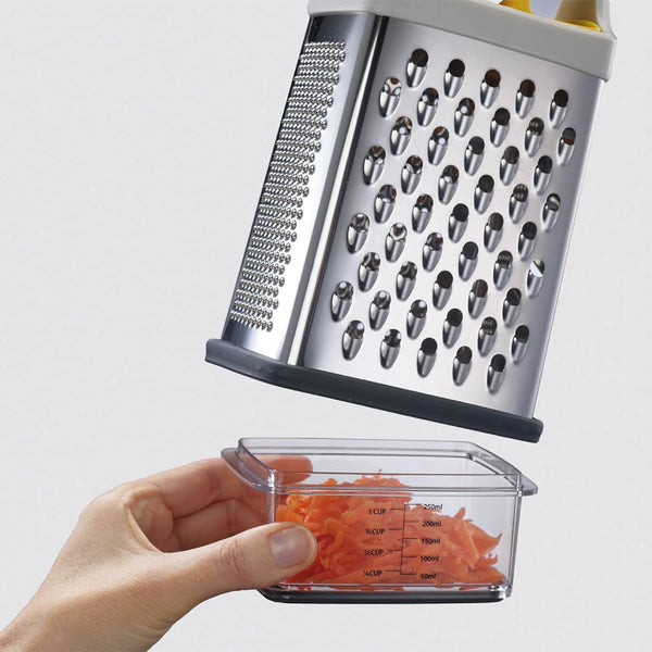 Mandolina a 4 lati in Acciaio Inox "Multi-Grip" - Joseph Joseph