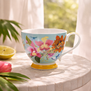 Tazzina "Exotica Mug" Orchid Blue 400ML - Maxwell & Williams