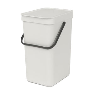 Pattumiera per Differenziata Sort & Go Bianca - Brabantia 12 litri