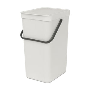 Pattumiera per Differenziata Sort & Go Bianca - Brabantia 16 litri