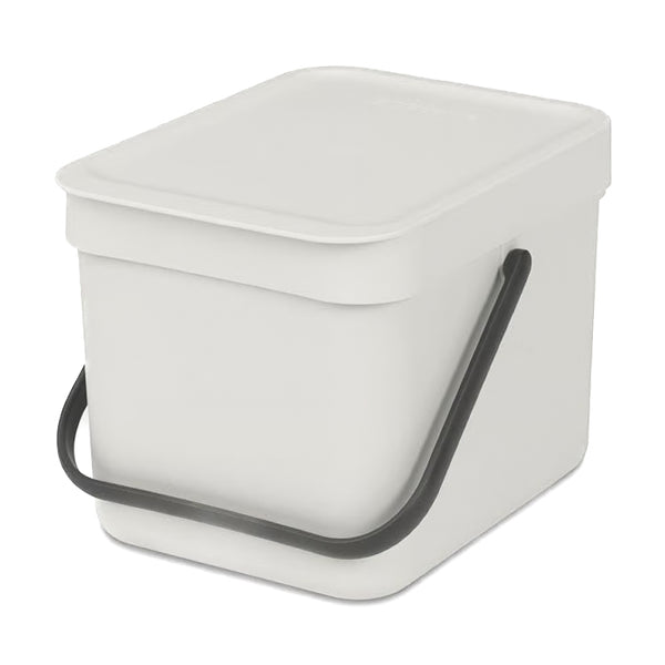 Pattumiera per Differenziata Sort & Go Bianca - Brabantia 6 litri