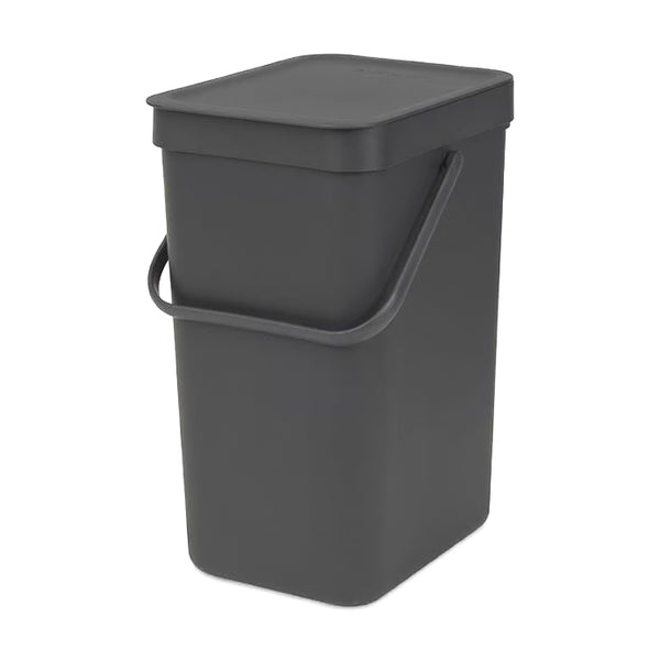 Pattumiera per Differenziata Sort & Go Nera - Brabantia 12 litri