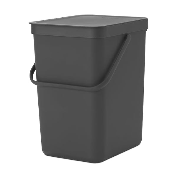 Pattumiera per Differenziata Sort & Go Nera - Brabantia 25 litri