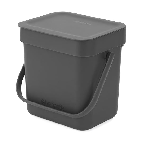 Pattumiera per Differenziata Sort & Go Nera - Brabantia 3 litri