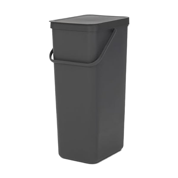 Pattumiera per Differenziata Sort & Go Nera - Brabantia 40 litri