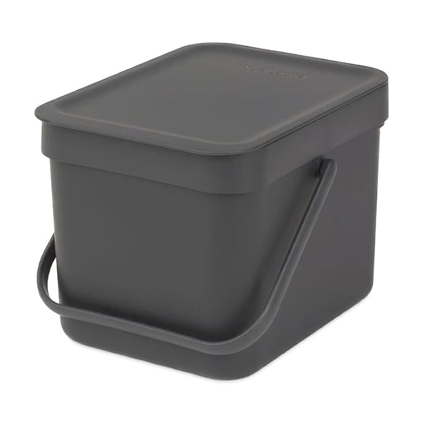Pattumiera per Differenziata Sort & Go Nera - Brabantia 6 litri