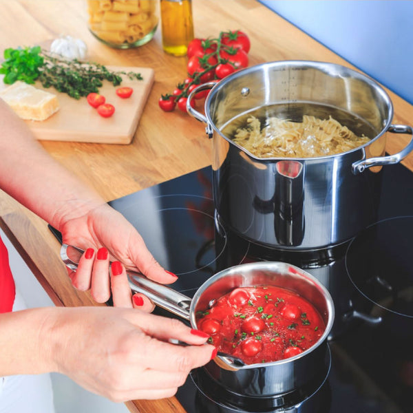 Set di 9 Pentole a Induzione in Acciaio Inox "Smart" - Lagostina