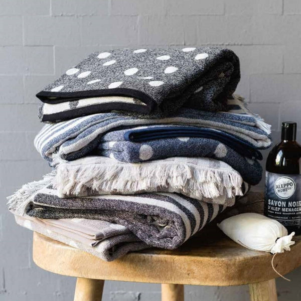 Coppia Asciugamano + Ospite linea Pois – Fazzini