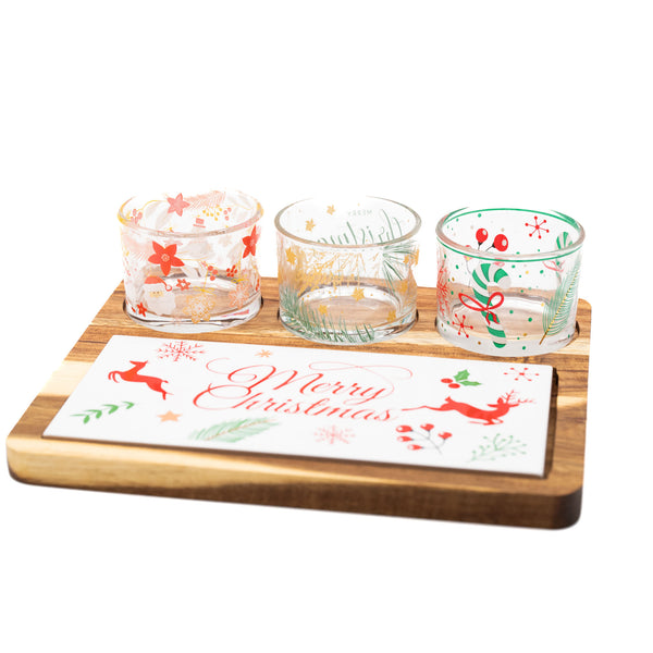 Serving Set Natalizio 4 Pezzi – Excellent Houseware