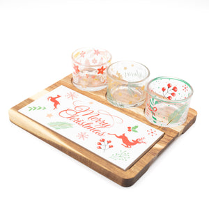 Serving Set Natalizio 4 Pezzi – Excellent Houseware