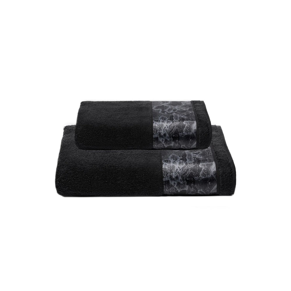 Set Beauty Case + Asciugamano con Ospite in Spugna di Cotone - Alviero Martini 1^ Classe