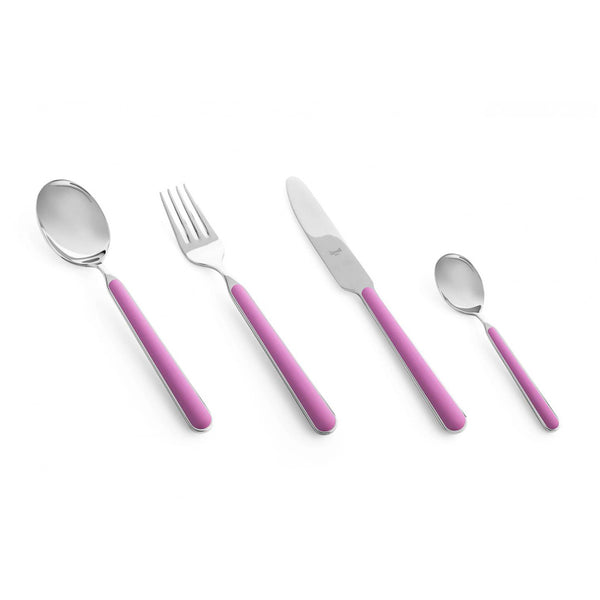 Set 24 Pezzi Posate Colorate - Mepra Rosso