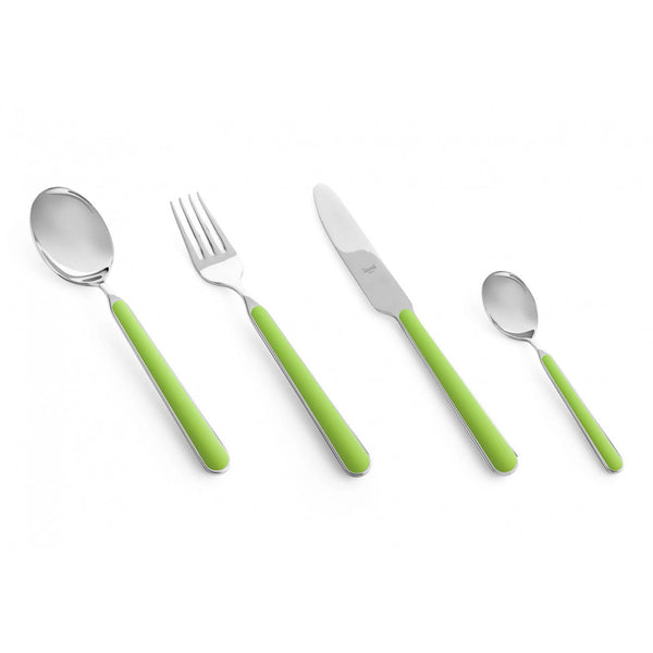 Set 24 Pezzi Posate Colorate - Mepra Verde Acido