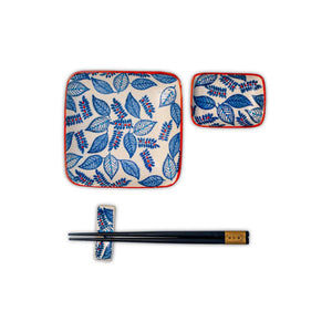 Kit 2 Piattini e Ciotoline con Bacchette e Portabacchette - WD Lifestyle