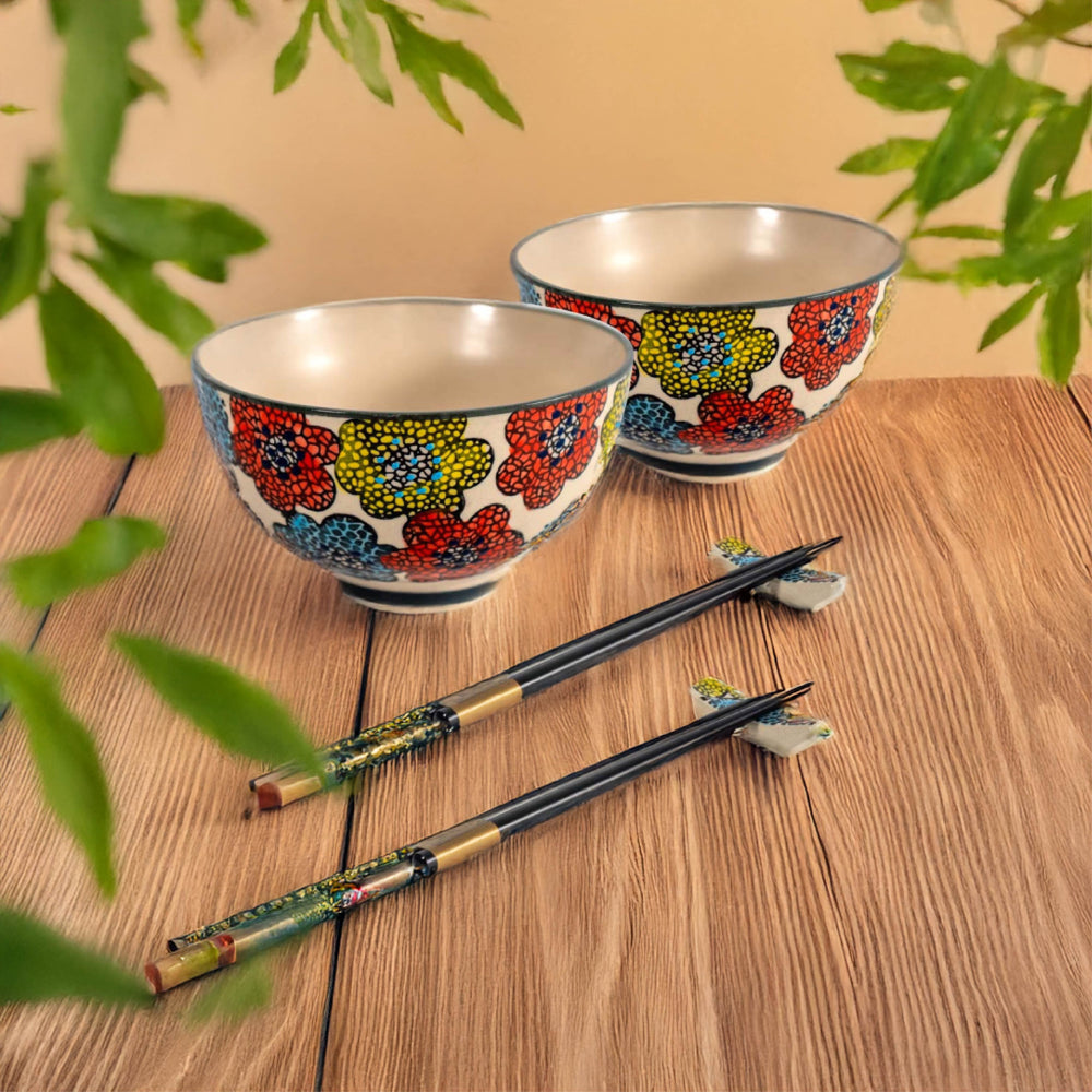 Set 2 Coppette con Bacchette e Portabacchette - WD Lifestyle