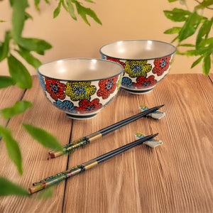Set 2 Coppette con Bacchette e Portabacchette - WD Lifestyle