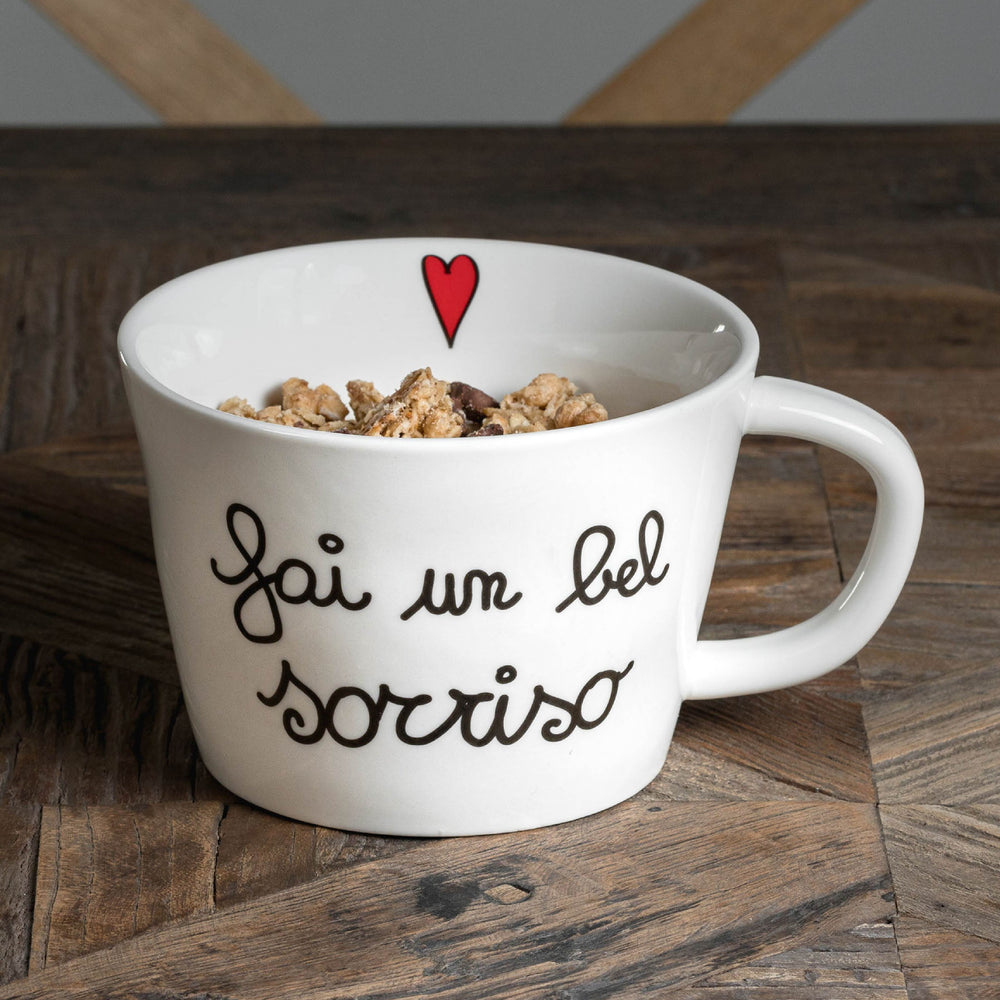 Set 2 Tazze per Colazione con Scritta - Simple Day